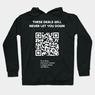 Rickroll QR Code Hoodie